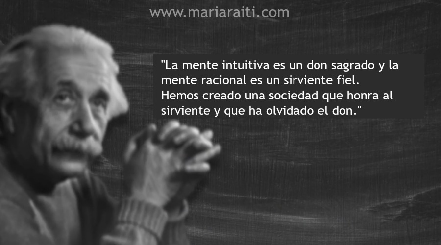 la mente intuitiva einstein