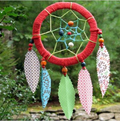 paper-feather-dreamcatcher-craft