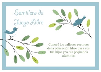 semillero de juego libre invitación
