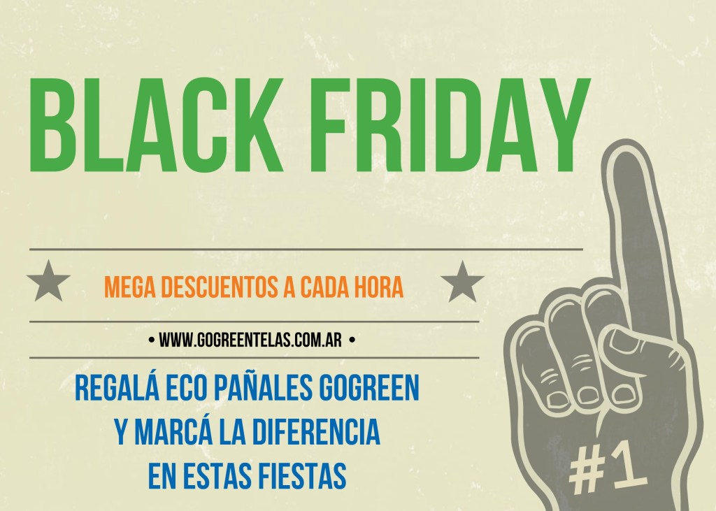 Black Friday ahora es Viernes Verde. Regalá sustentable y hacé la diferencia en estas Fiestas. Hacé click en la imagen para ir directo al EcoClub con todas las ofertas.