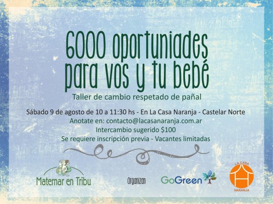 6000 oportunidades para vos y tu bebé